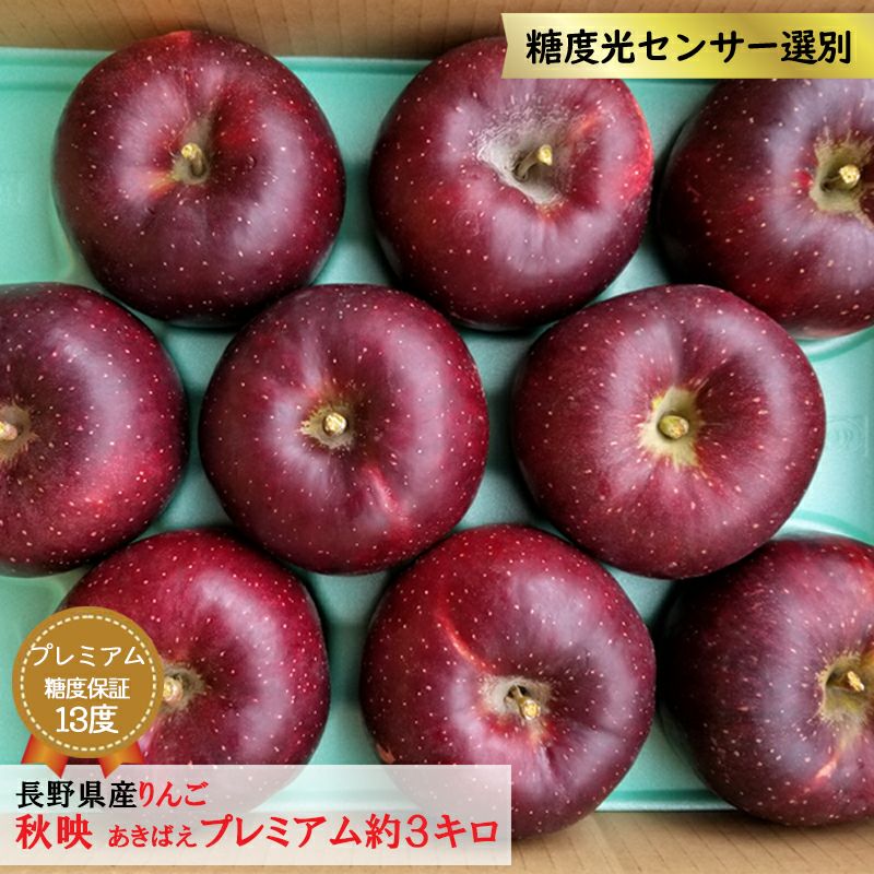 長野県産 りんご秋映 あきばえ プレミアム 約3キロ | COCORO FARM VILLAGE