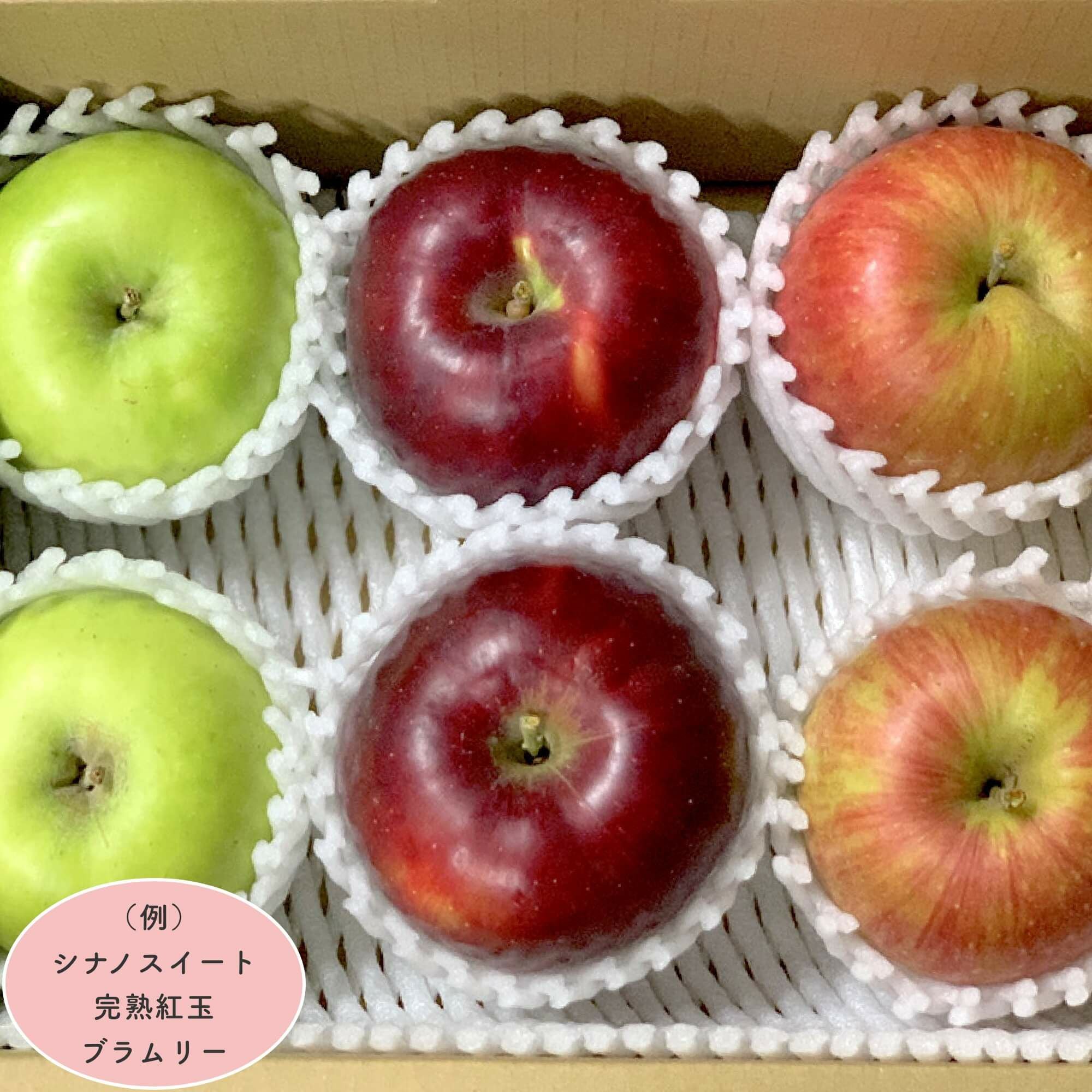 店長おすすめ旬のりんご3種セット | COCORO FARM VILLAGE
