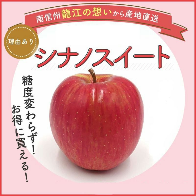 長野県産りんご シナノスイート 訳あり ご自宅向け