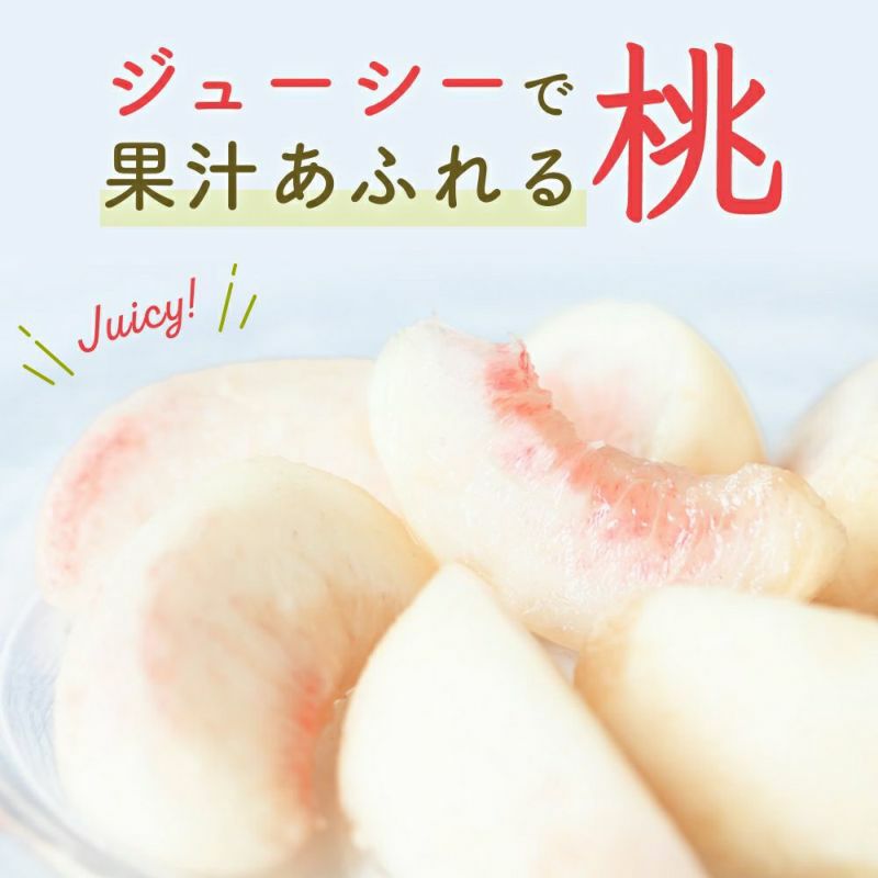 長野県産 桃 なつっこ贈答用 秀品約3/5キロ | COCORO FARM VILLAGE